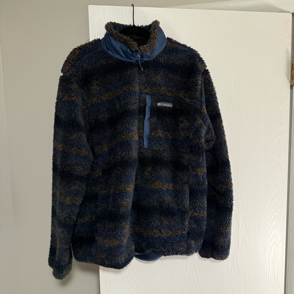Columbia Fuzzy Zip Up Jacket